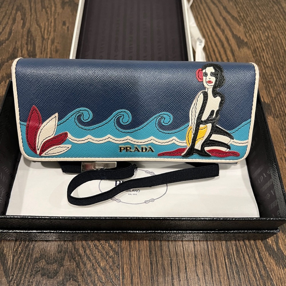 Authentic Prada wallet, NWOT - Picture 1 of 13
